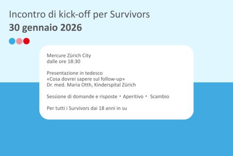 Incontro di kick-off per Survivors il 30 gennaio